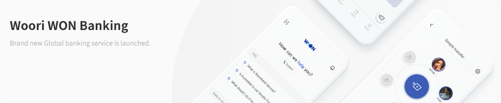 Woori Global Banking. Brand new Global service is launched.